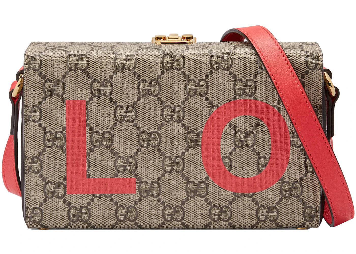 Gucci Valentine's Day Mini Bag GG Supreme Beige/Ebony