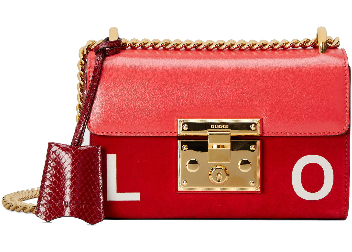 Gucci Valentine's Day Padlock Bag Small Red