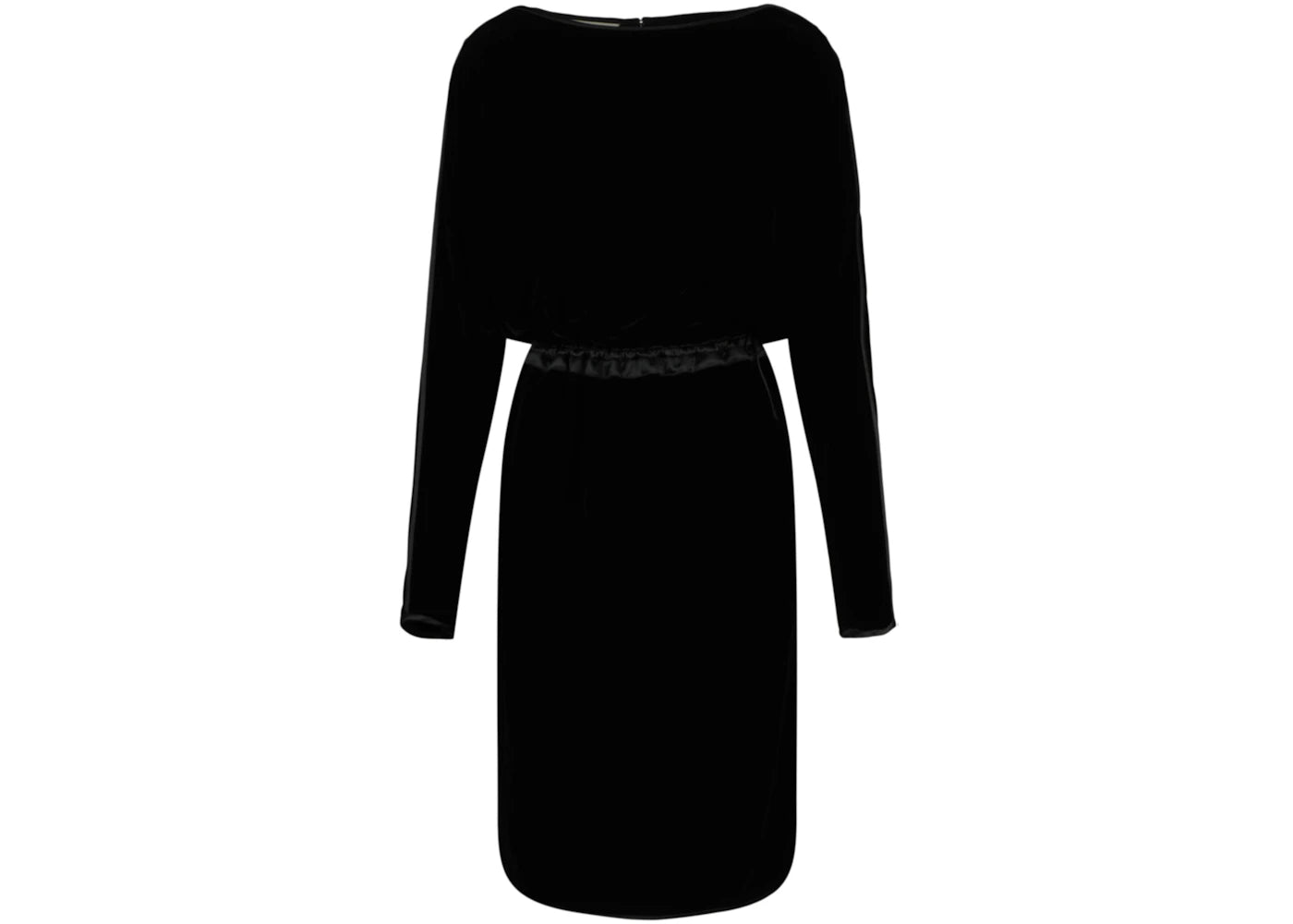 Gucci Velvet Long Sleeve Dress Black