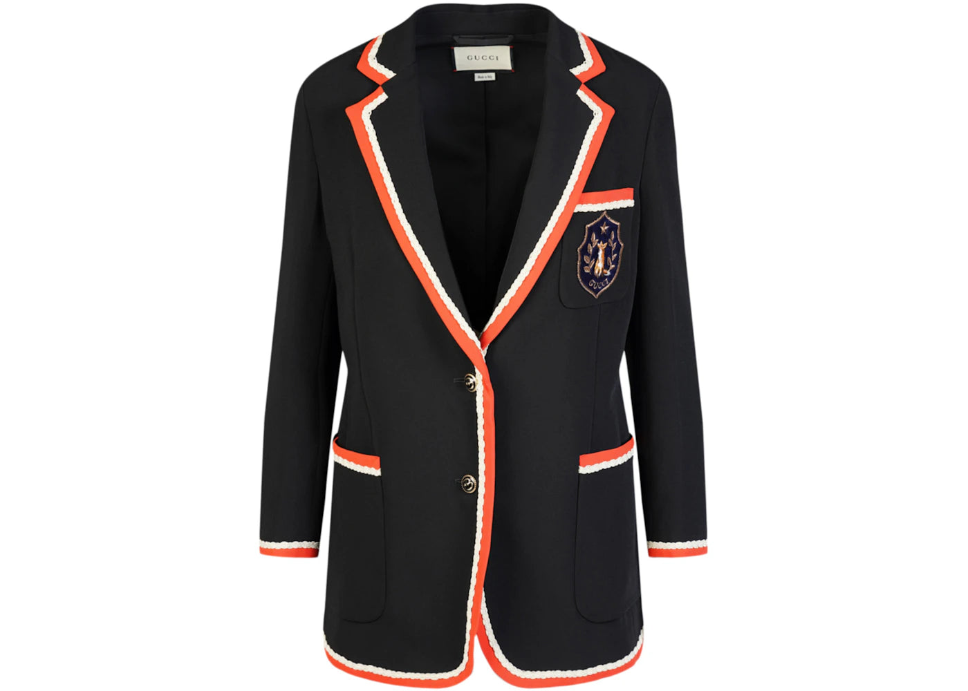 Gucci Viscose Jacket Black