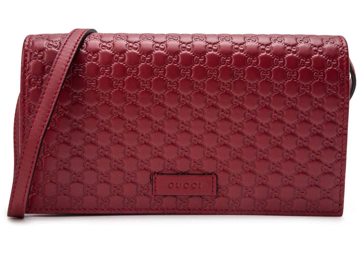 Gucci Wallet Crossbody MicroGuccissima Red
