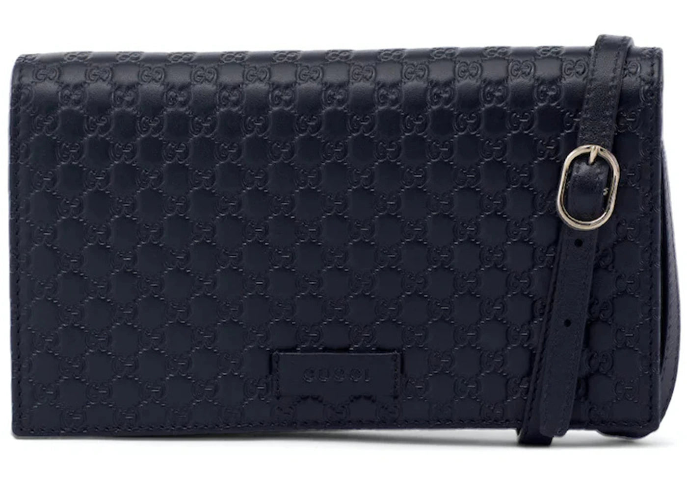 Gucci Wallet Crossbody MicroGuccissima Black