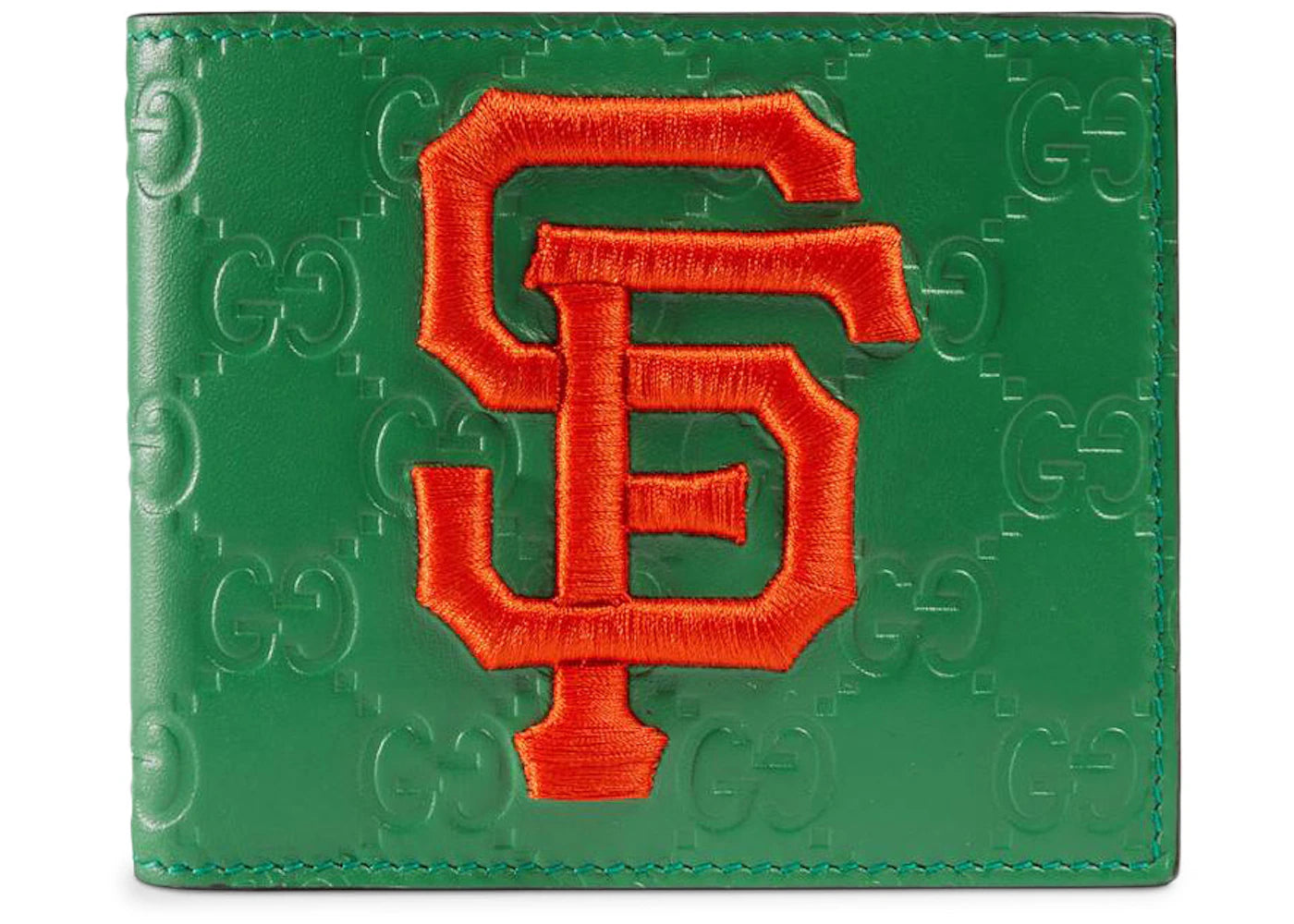 Gucci Wallet SF Giants Patch Green