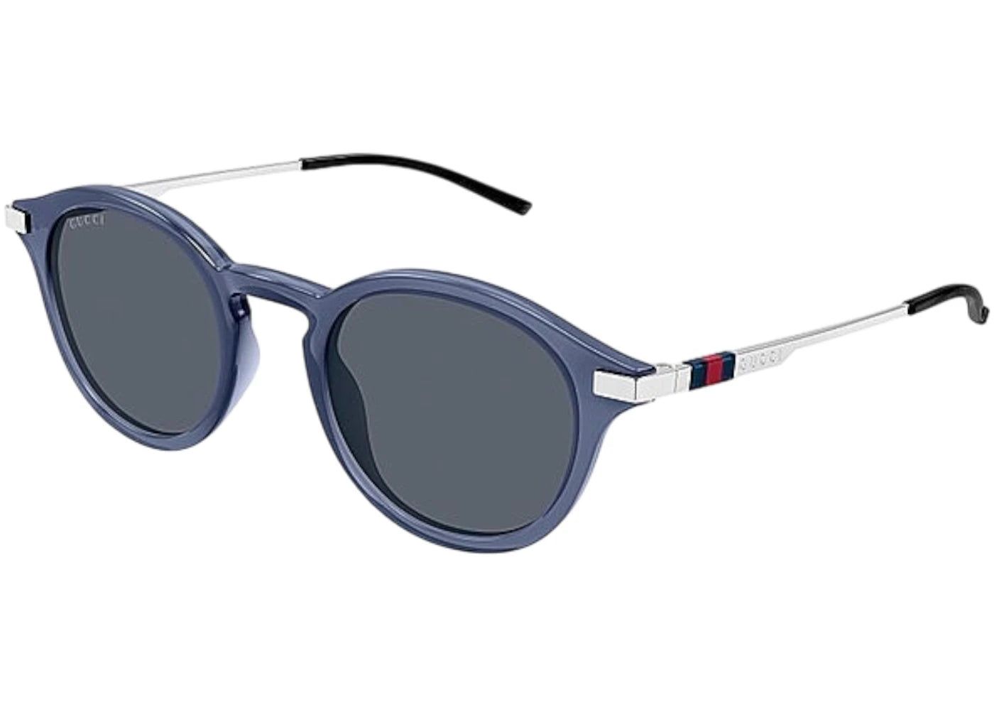 Gucci Wayfarer Sunglasses Blue Silver Grey (GG1890S-004)