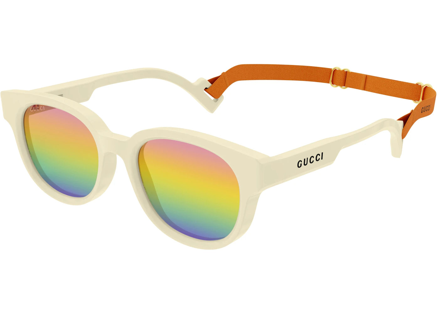 Gucci Wayfarer Sunglasses Ivory/Rainbown (GG1237SA-003-FR)