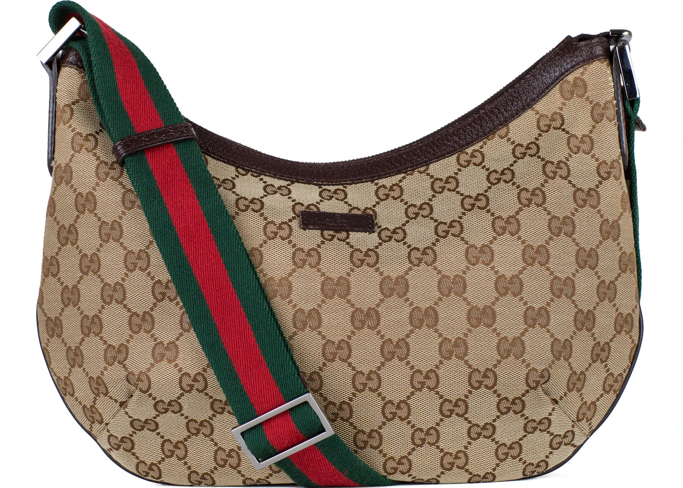 Gucci Web Strapped Messenger GG Medium Brown