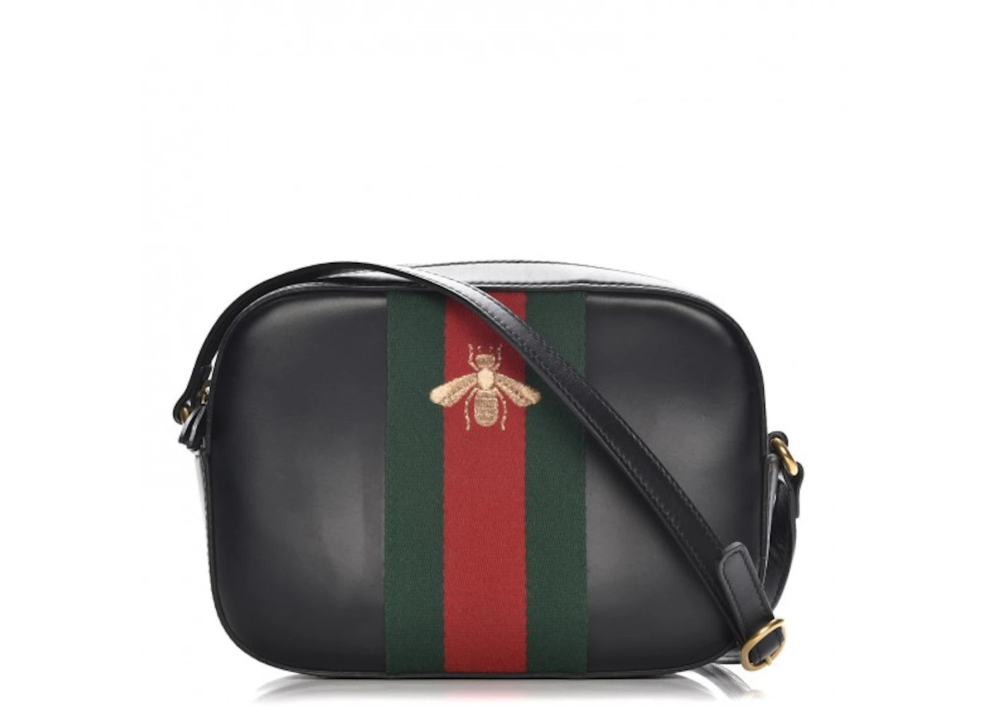 Gucci Webby Bee Shoulder Small Black