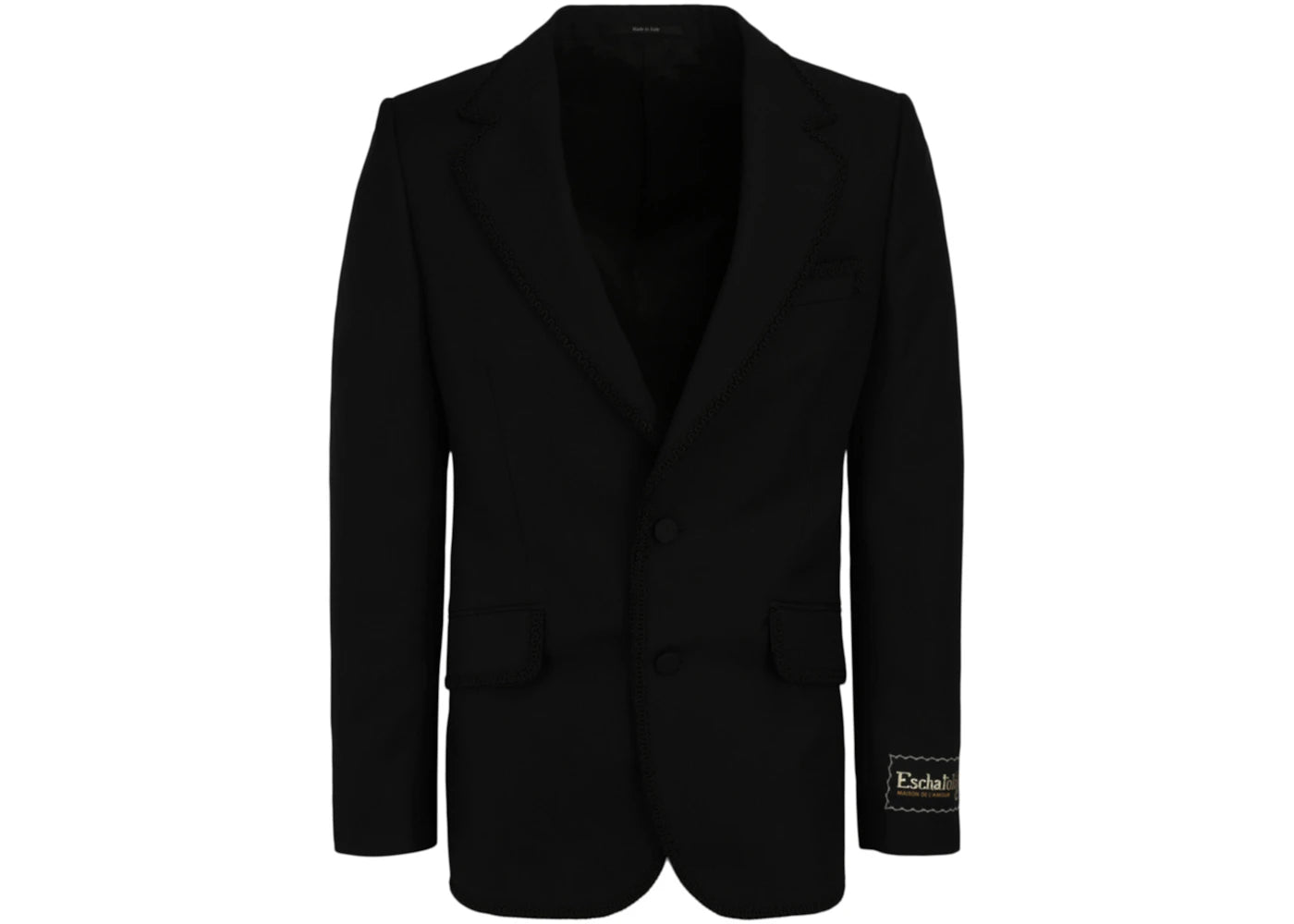 Gucci Wool Tailored Blazer Black