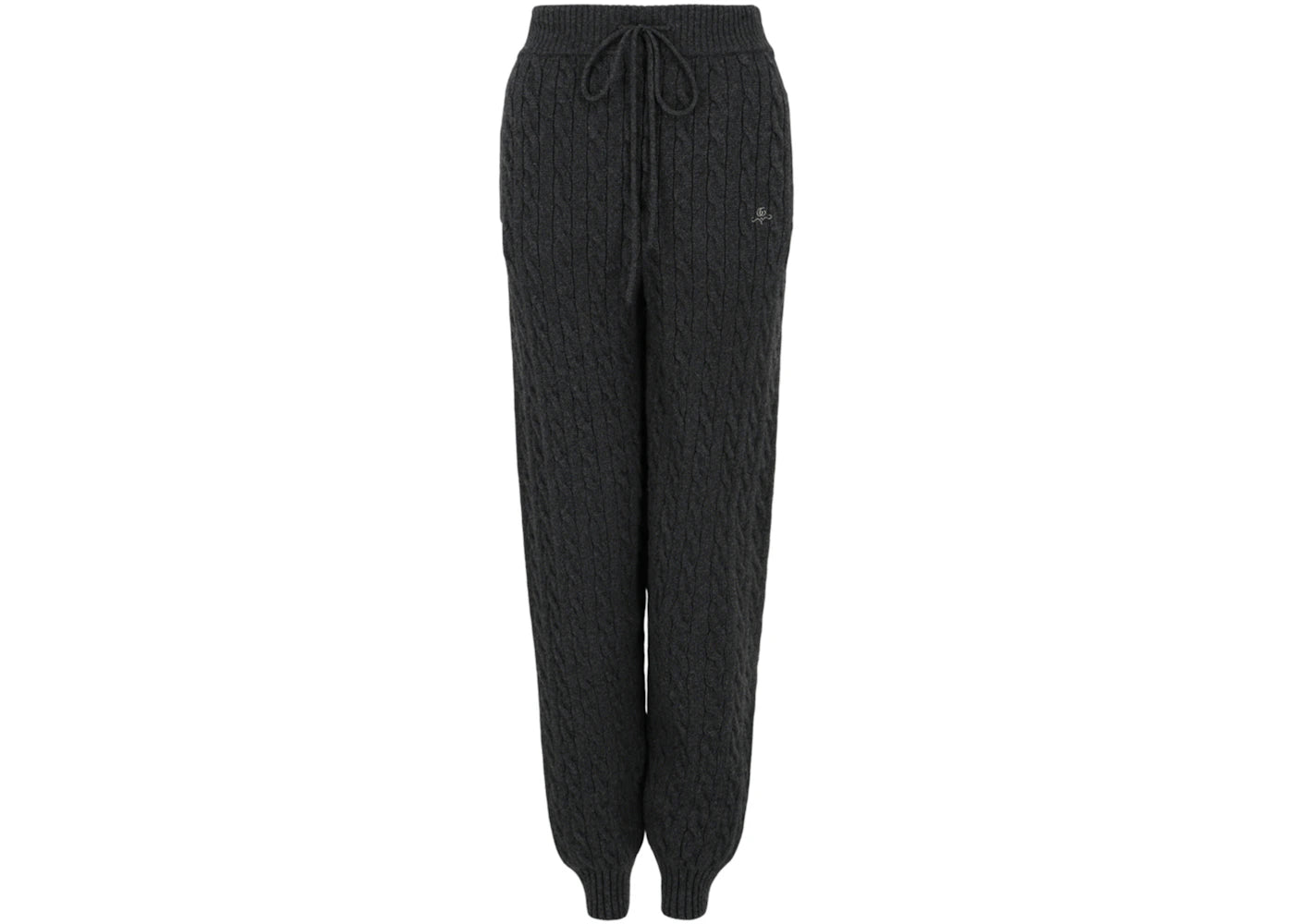 Gucci Woven Cashmere Joggers Black