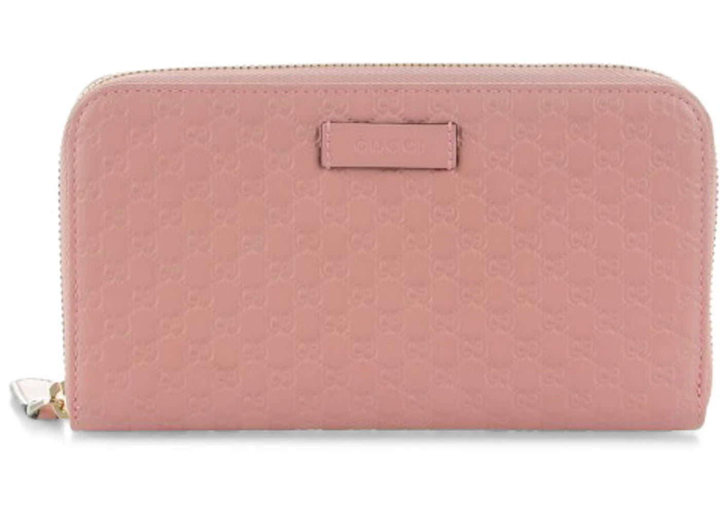 Gucci Zip Around Wallet Microguccissima Pink