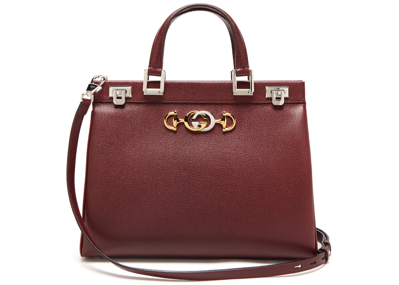 Gucci Zumi Top Handle Medium Burgundy