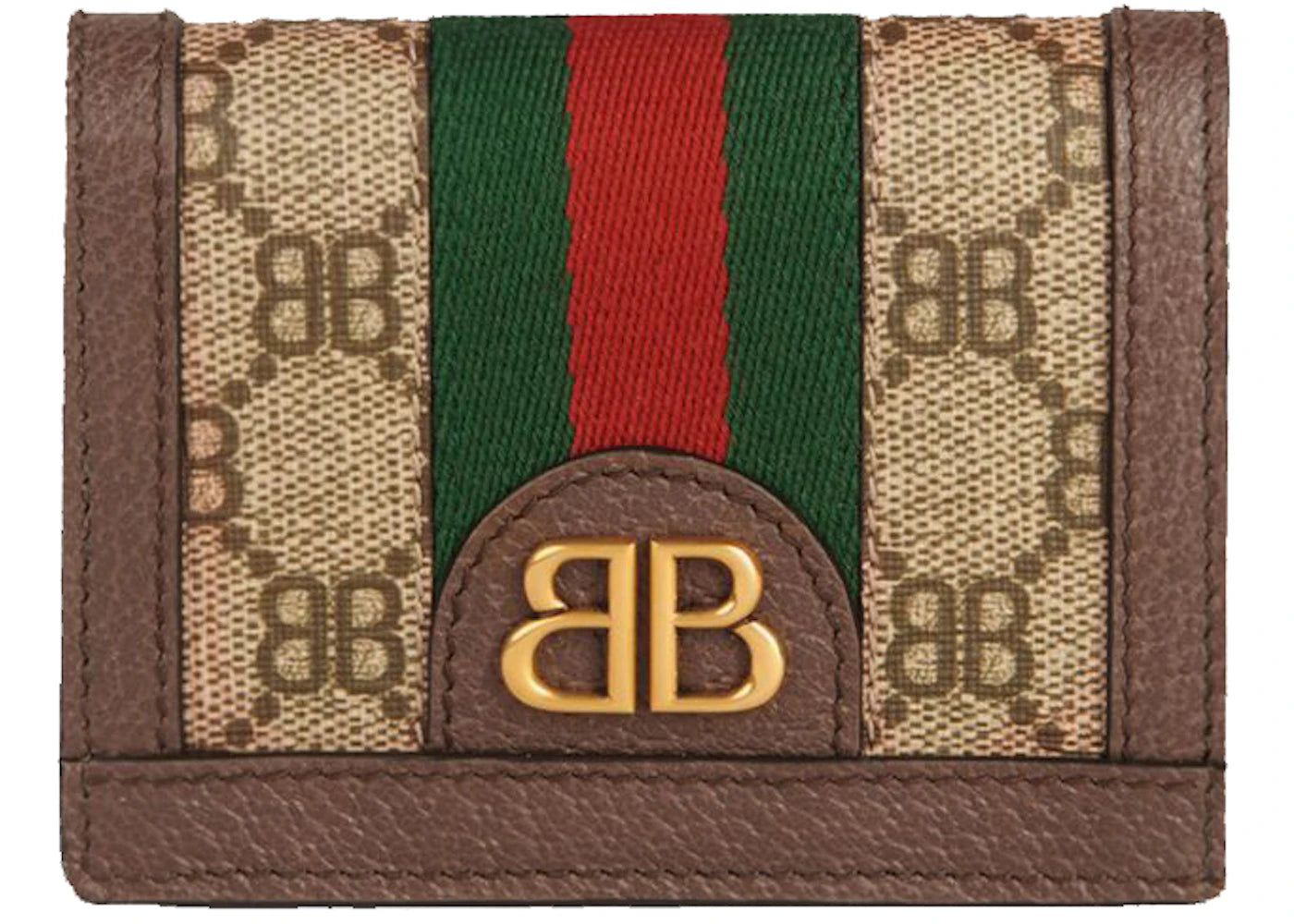Gucci x Balenciaga The Hacker Project Card Case Wallet Beige