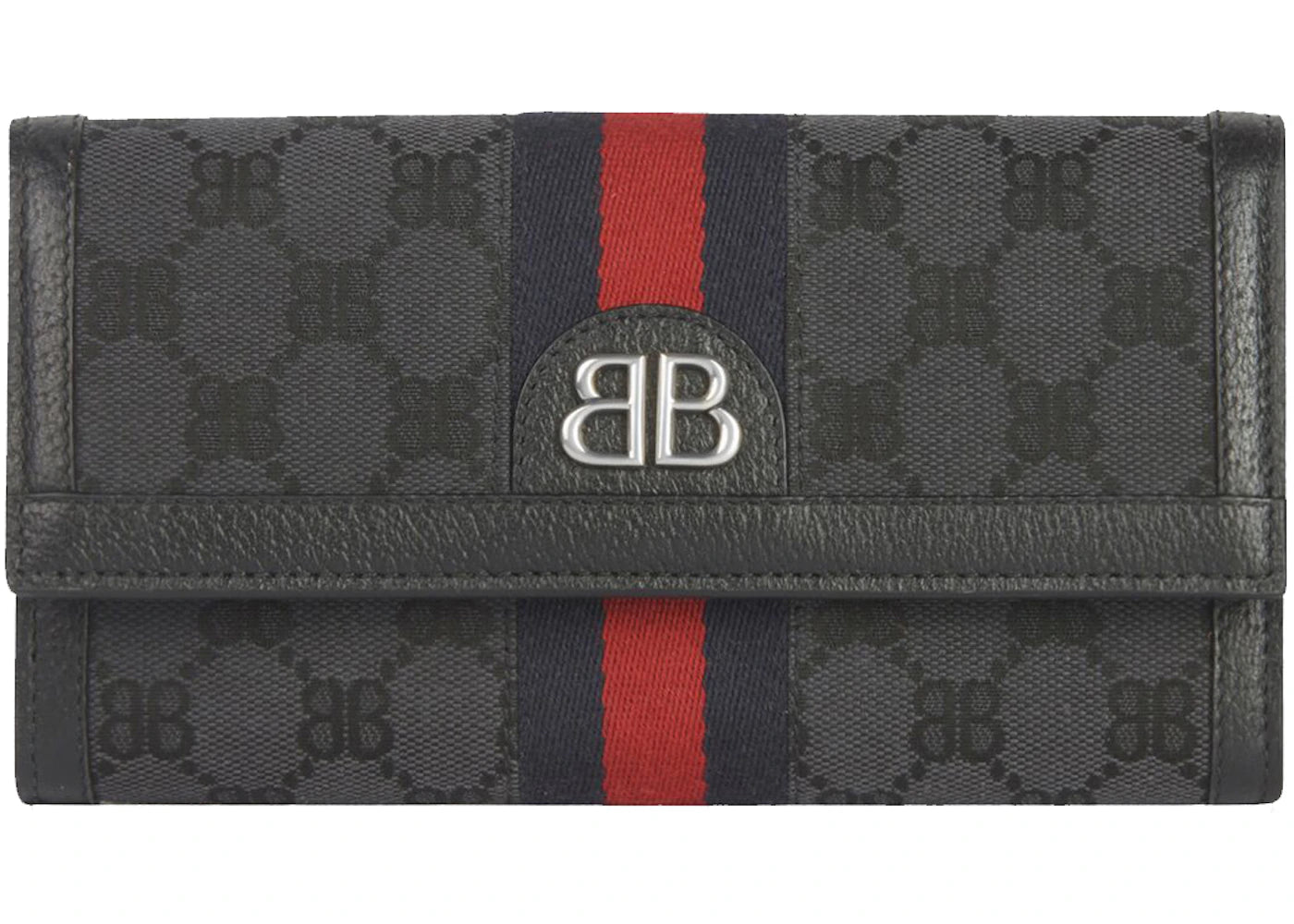 Gucci x Balenciaga The Hacker Project Continental Wallet Black