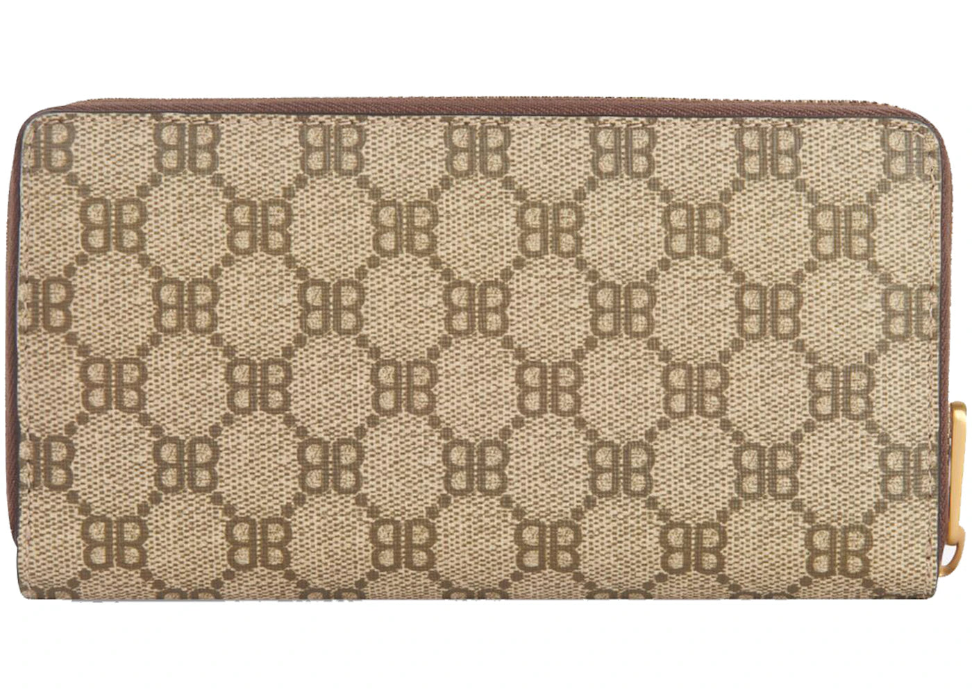 Gucci x Balenciaga The Hacker Project Continental Zip Wallet Beige
