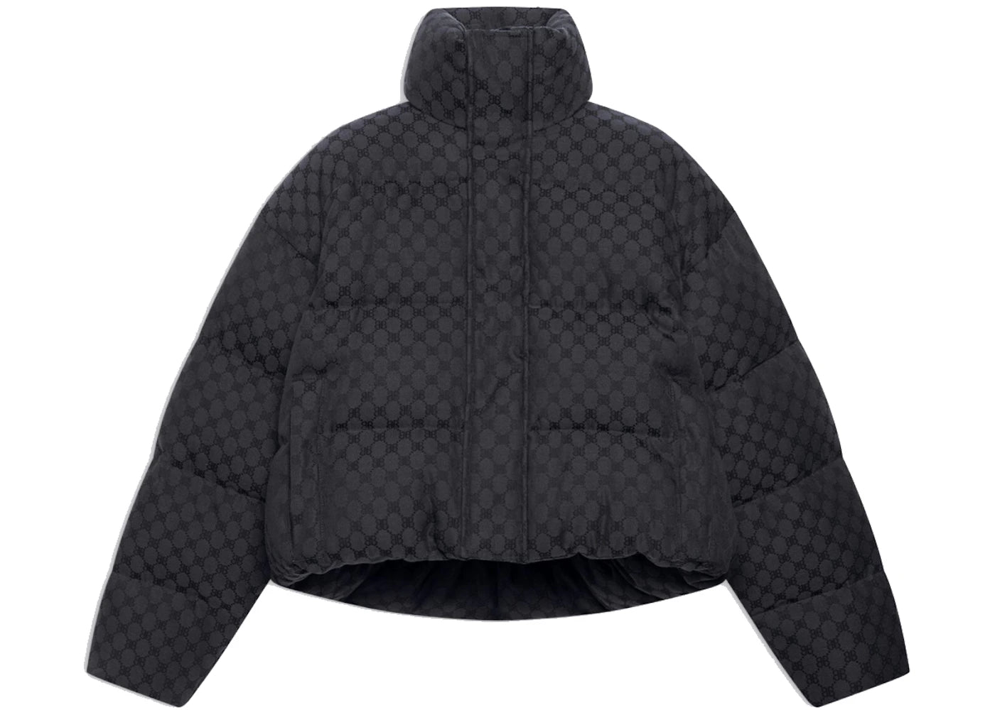 Gucci x Balenciaga Womens The Hacker Project Hacker BB Puffer Jacket Black