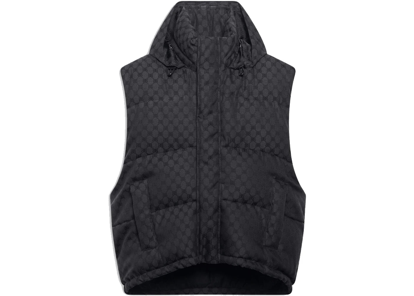 Gucci x Balenciaga Womens The Hacker Project Hacker Cocoon Puffer Gilet Vest Black