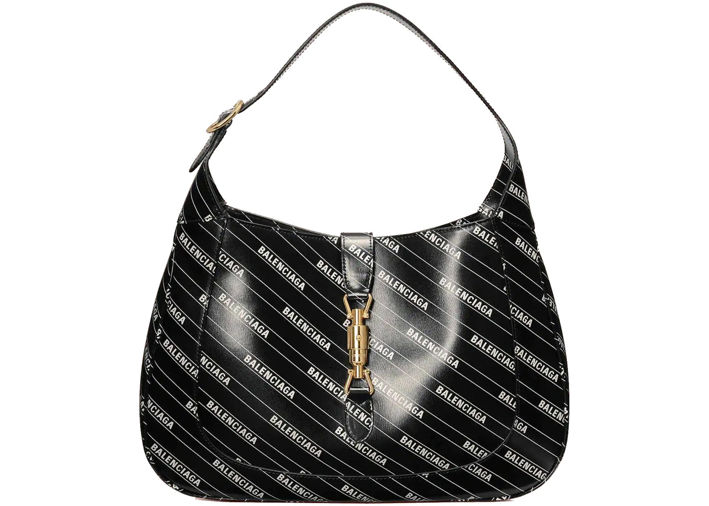 Gucci x Balenciaga The Hacker Project Medium Jackie 1961 Black