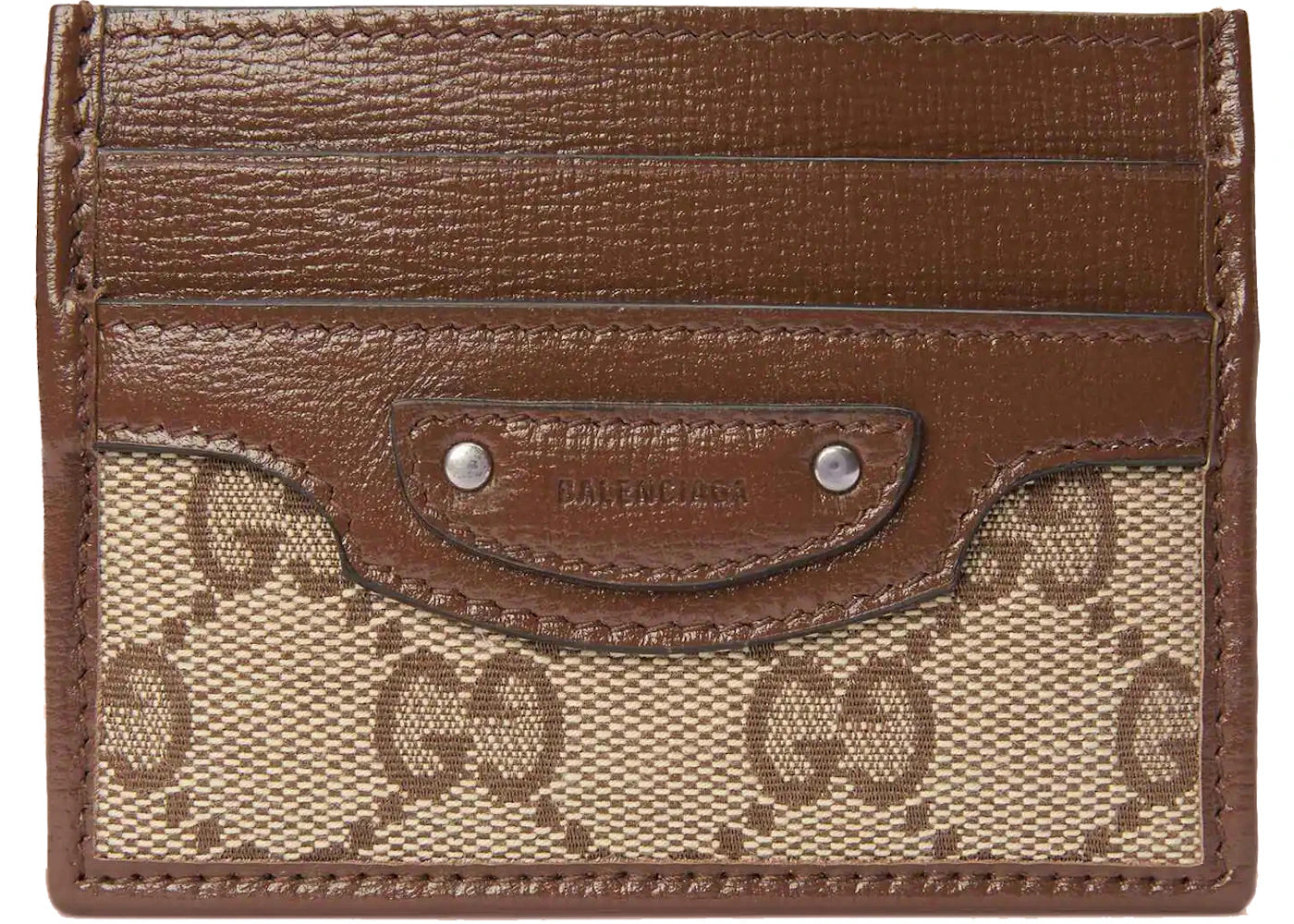 Gucci x Balenciaga The Hacker Project Neo Classic Card Case Beige/Ebony
