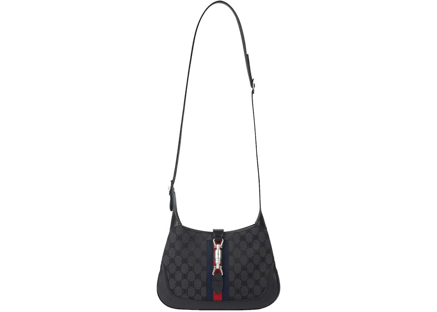 Gucci x Balenciaga The Hacker Project Small Hobo Bag Black