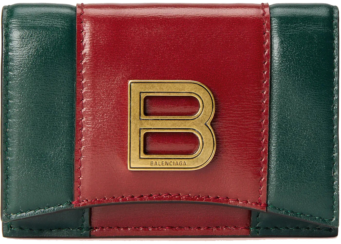 Gucci x Balenciaga The Hacker Project Snap Card Case Wallet Green/Red