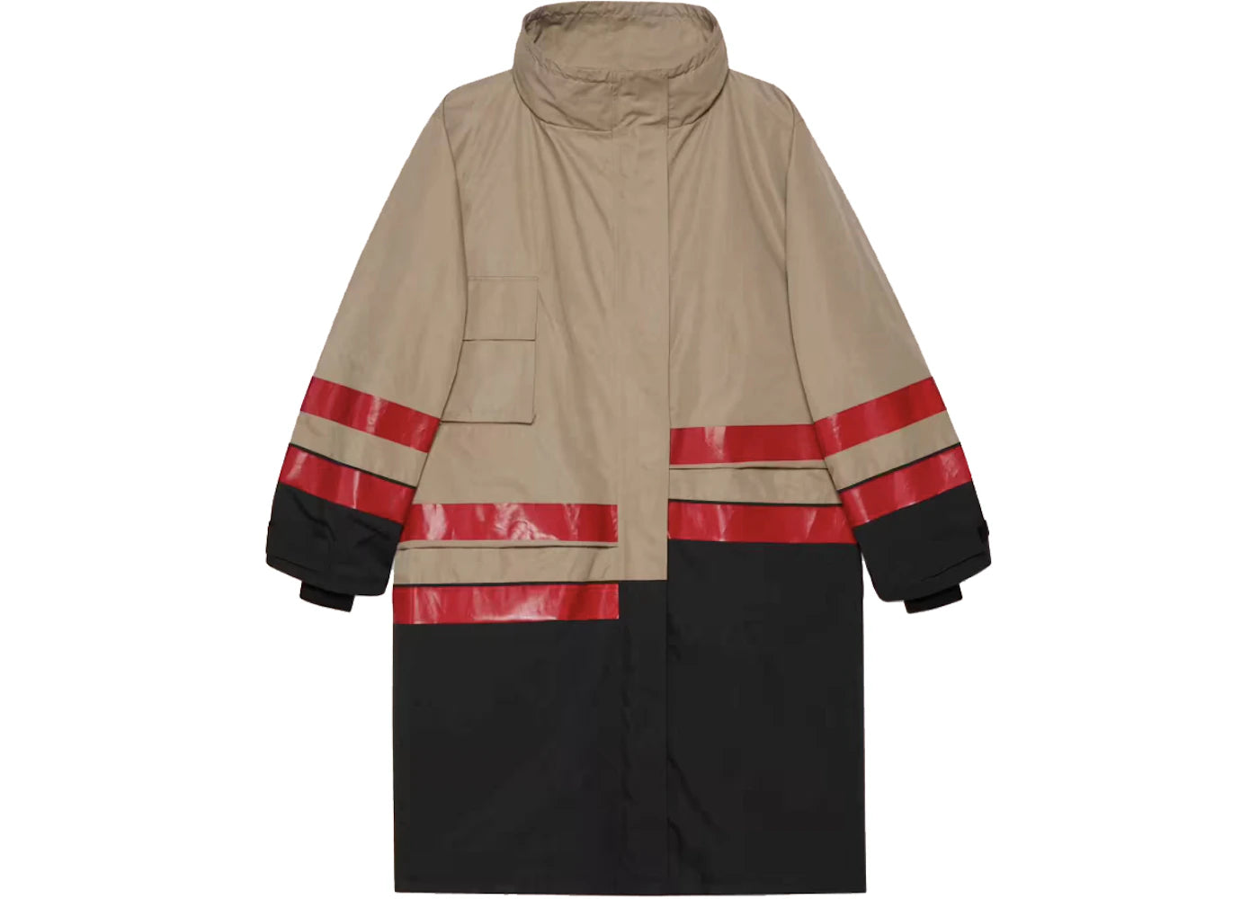 Gucci x Balenciaga The Hacker Project Technical Cotton Coat Beige/Black