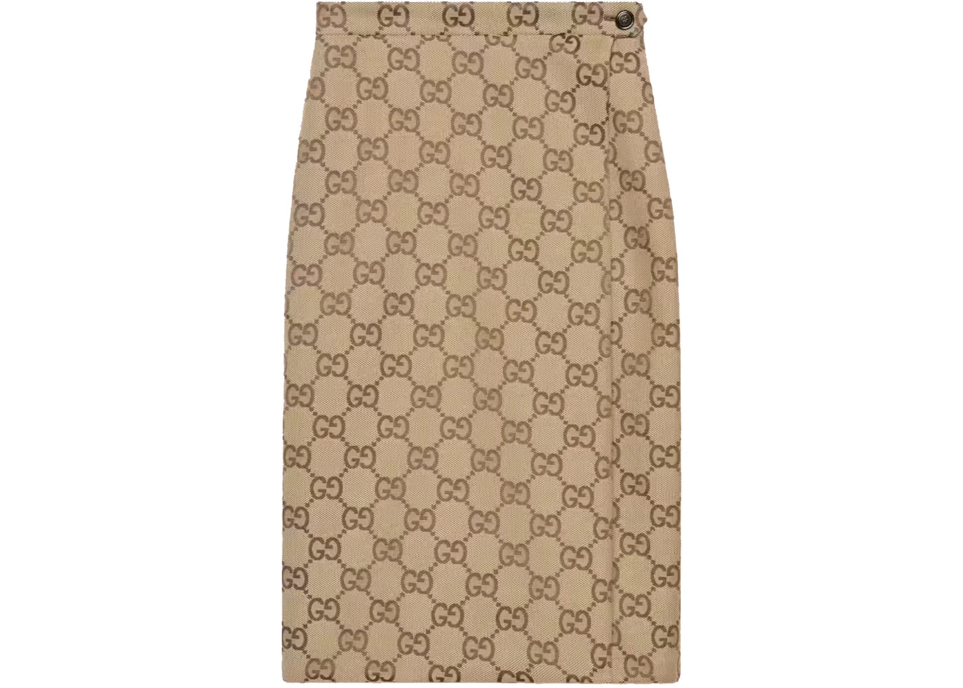 Gucci x Balenciaga The Hacker Project Maxi GG Skirt Beige/Ebony