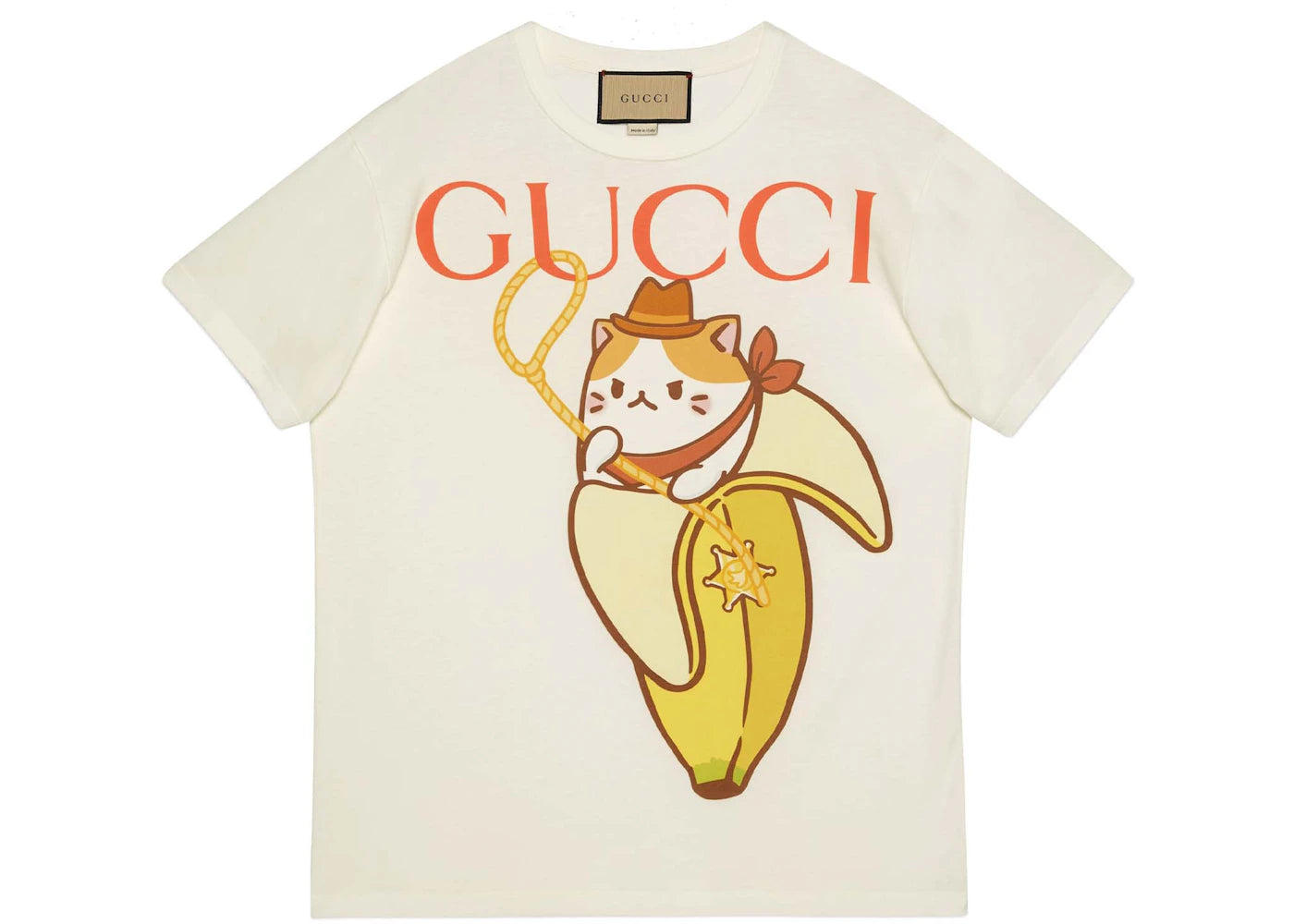 Gucci x Bananya Printed T-shirt White