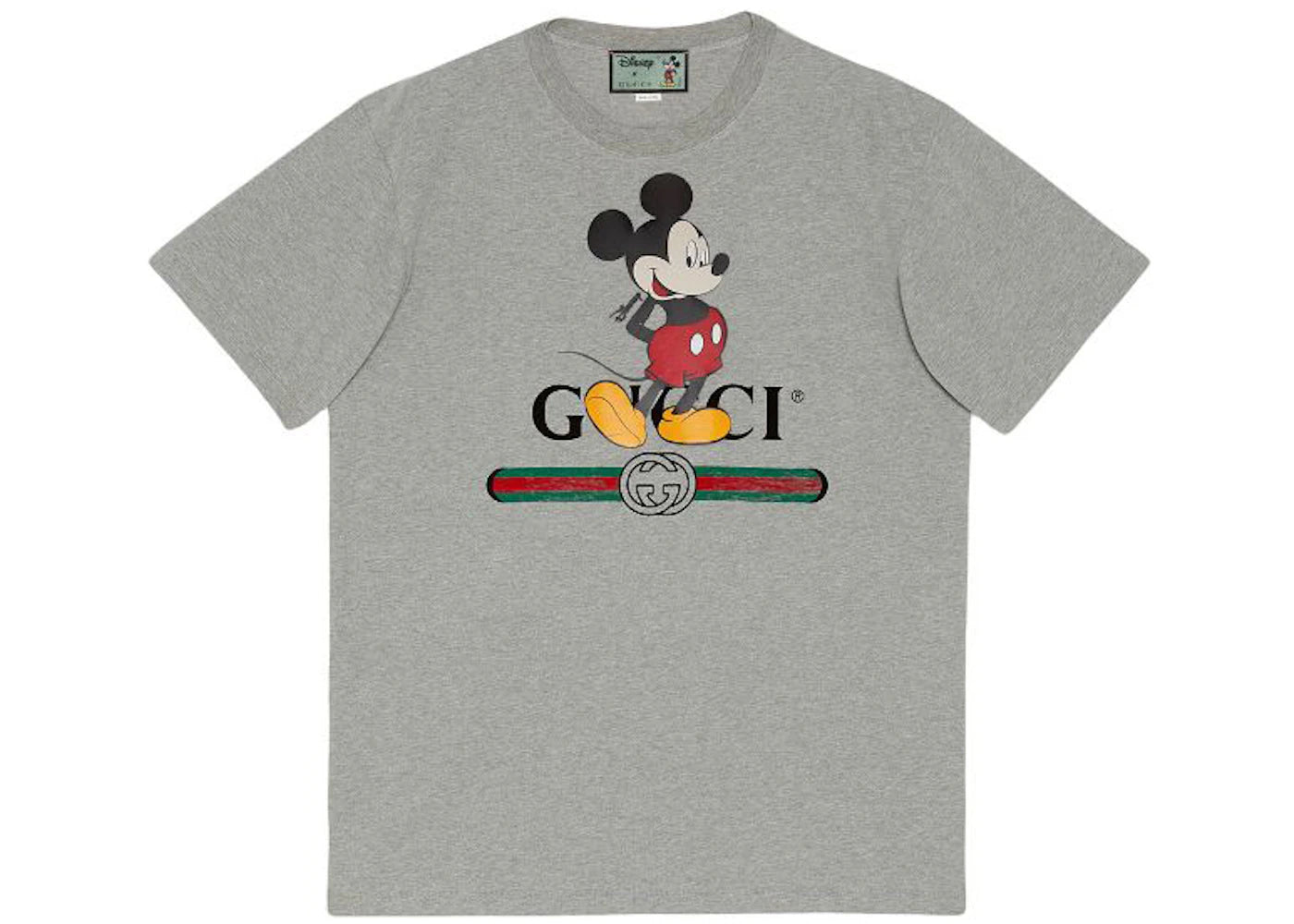 Gucci x Disney Oversized Logo-Print T-shirt Grey