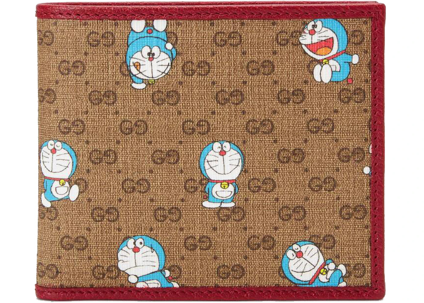 Gucci x Doraemon Bi-fold Wallet Ebony/Beige