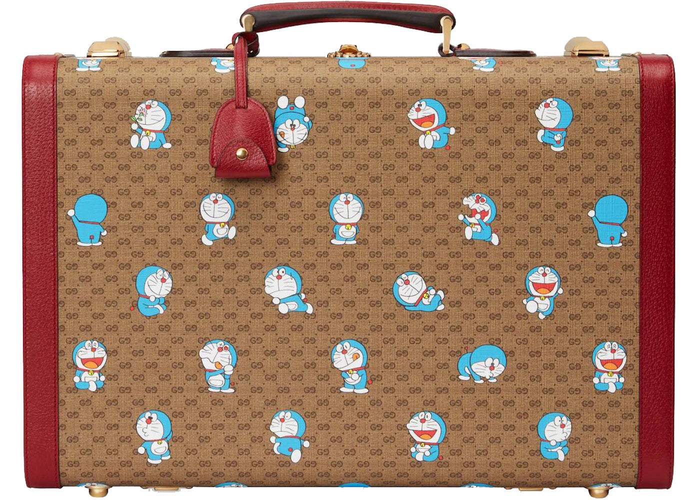 Gucci x Doraemon Suitcase Medium Ebony/Beige