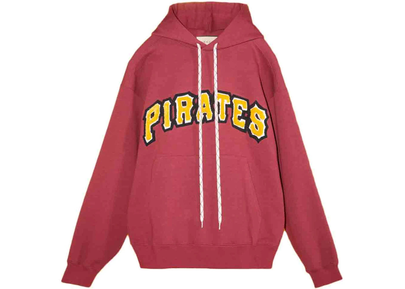 Gucci x MLB 2022 Cotton Jersey Sweatshirt with Pirates Patch Bordeaux