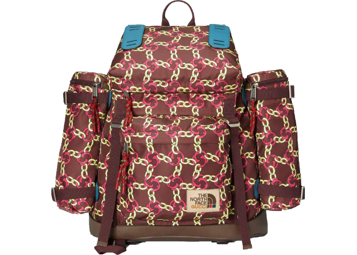 Gucci x The North Face Large Backpack Burgundy Multi