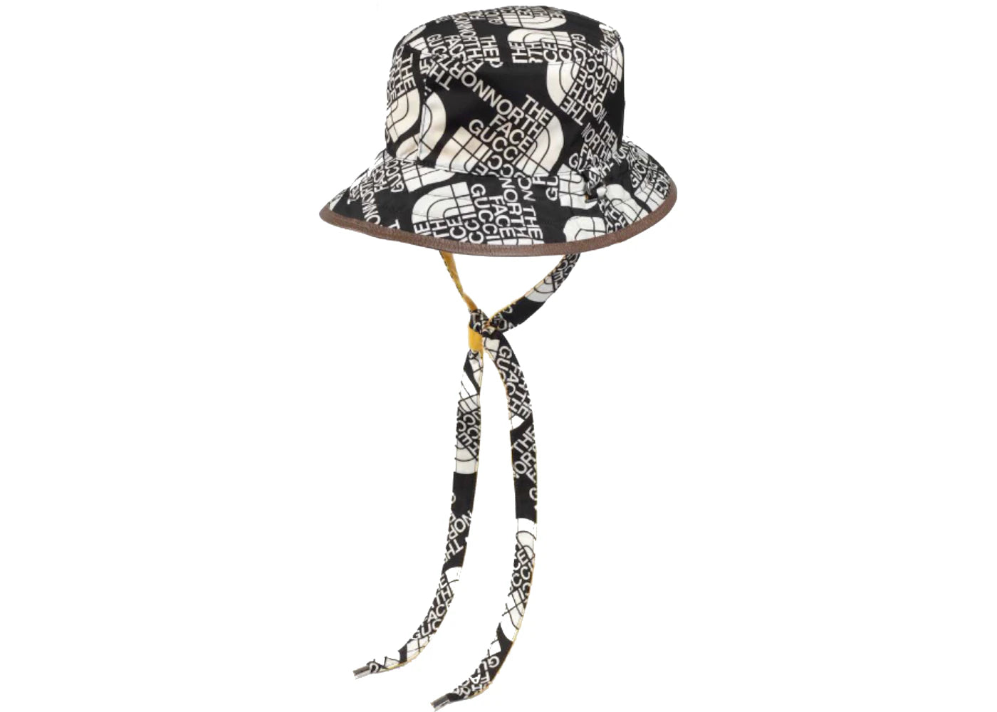 Gucci x The North Face Reversible Hat in TNF Canvas and Nylon Black/White