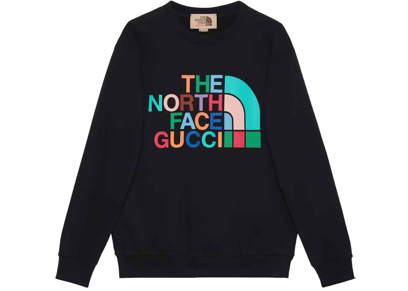 Gucci x The North Face Cotton Sweatshirt Black/Multicolor