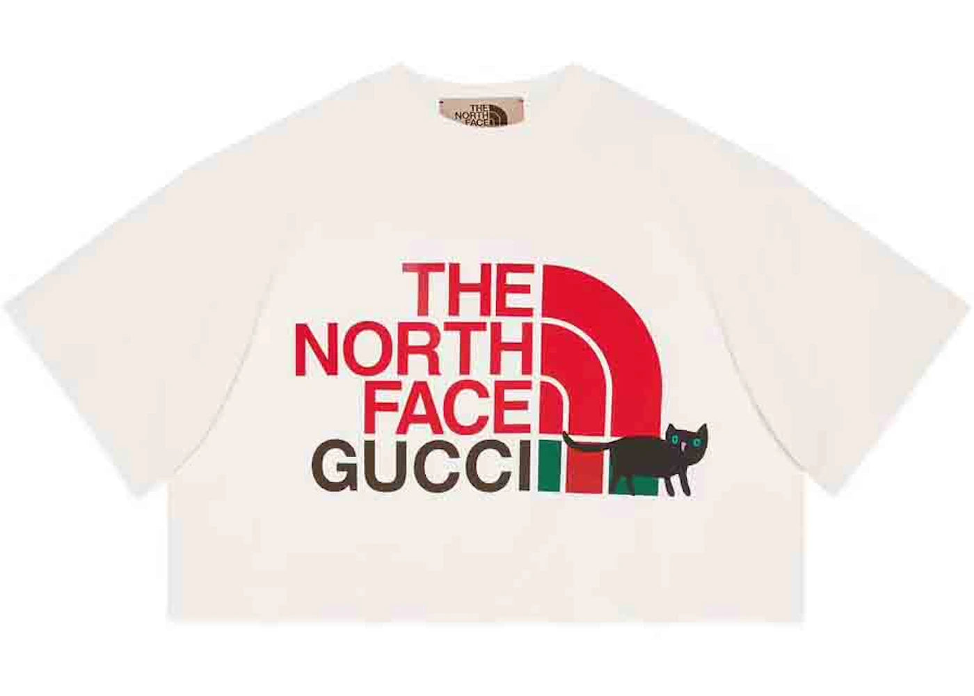 Gucci x The North Face Crop T-shirt Off-White