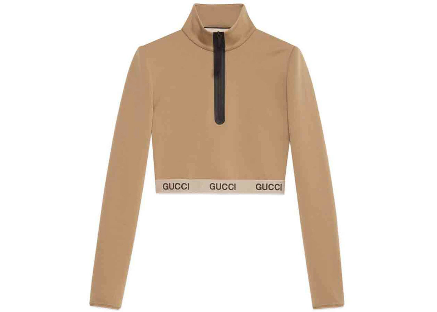 Gucci x The North Face Cropped Top Camel