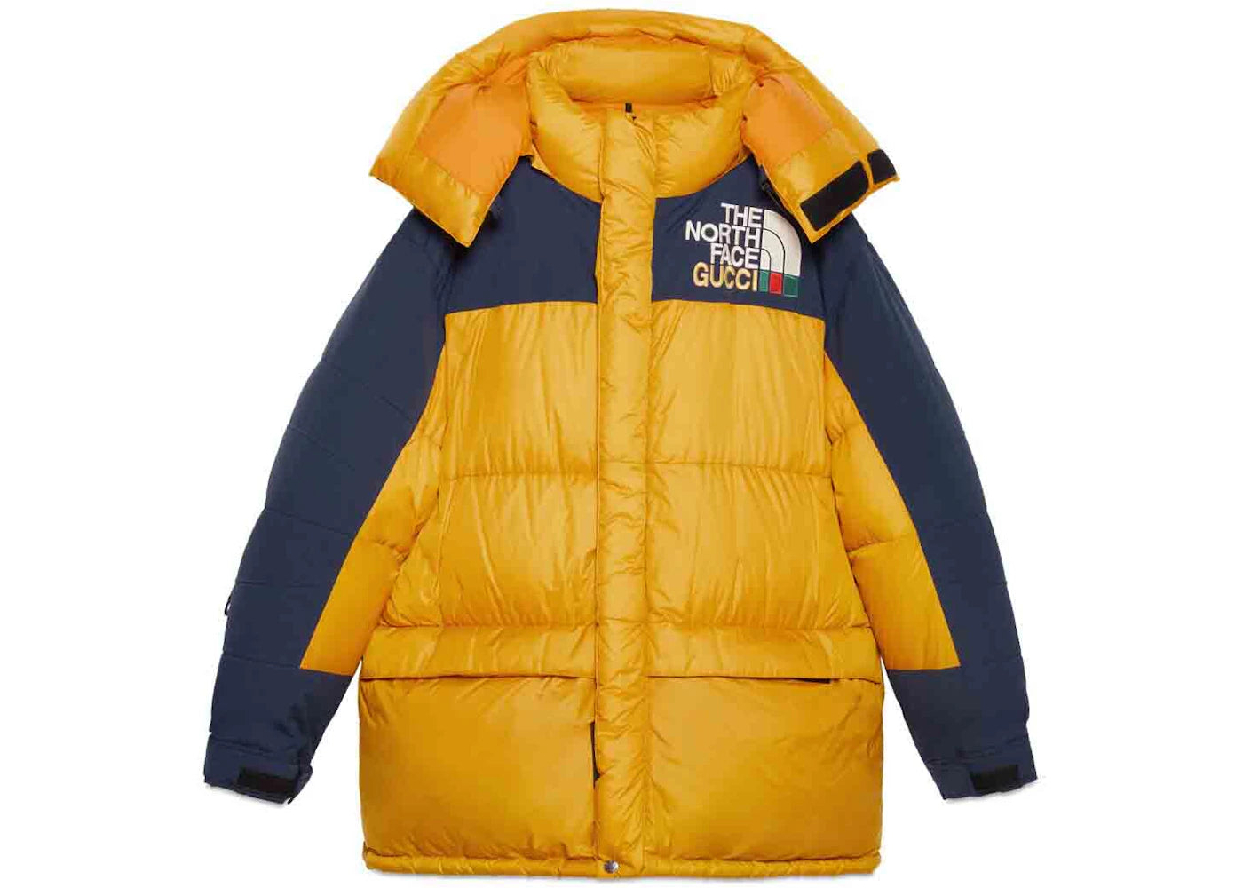 Gucci x The North Face Down Coat Black/Yellow