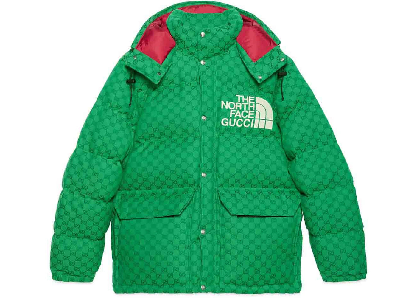 Gucci x The North Face Down Coat Green/Dark Green