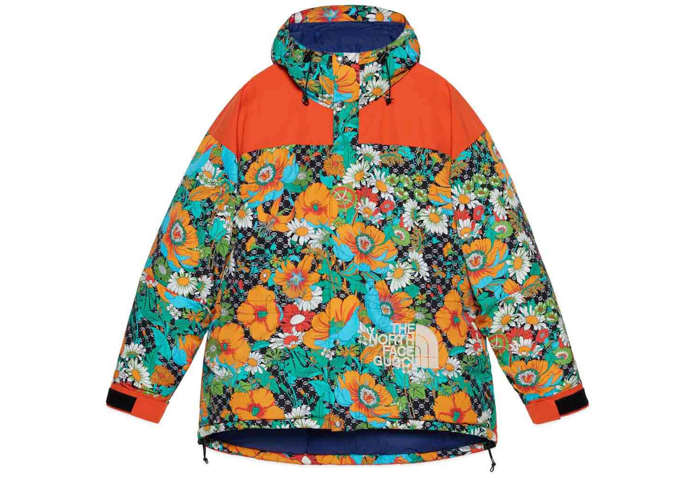 Gucci x The North Face Down Jacket Floral Print
