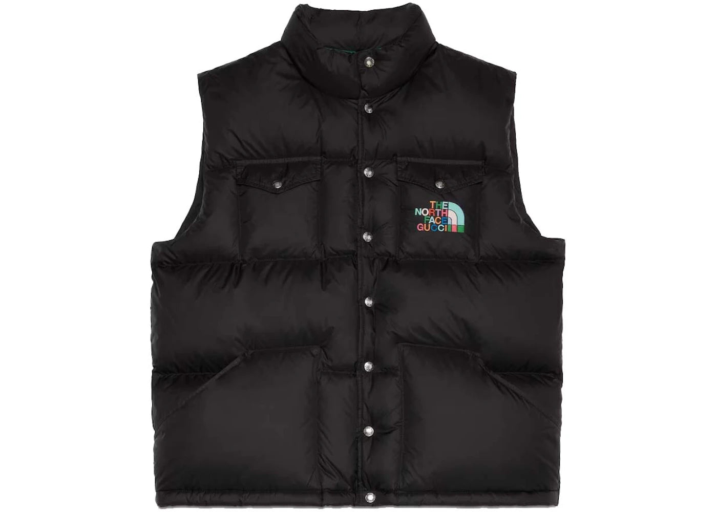 Gucci x The North Face Down Vest Black