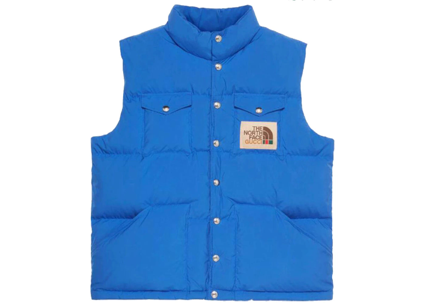Gucci x The North Face Down Vest Blue