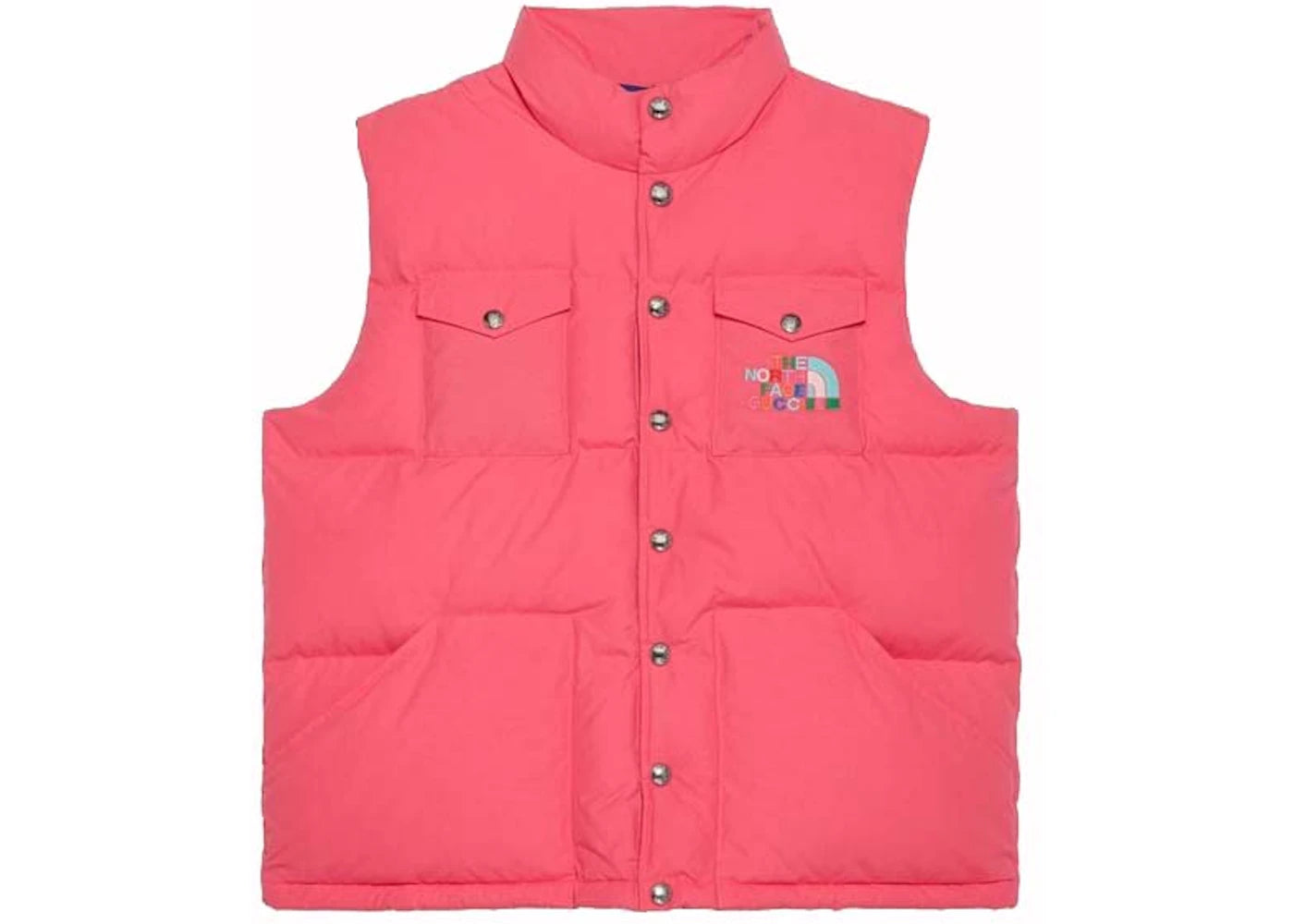 Gucci x The North Face Down Vest Pink