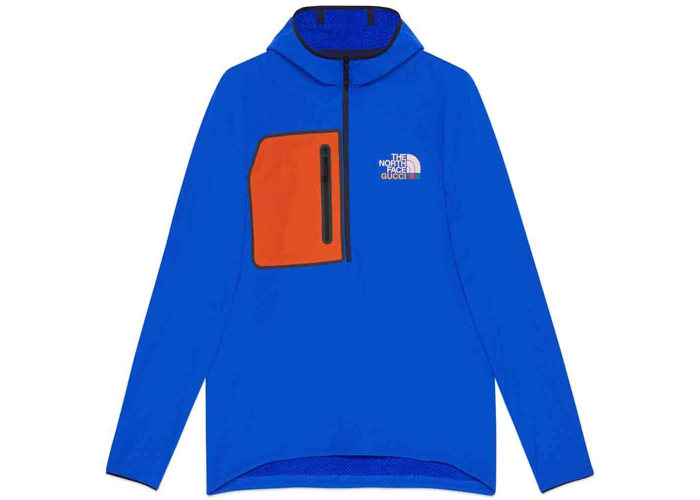 Gucci x The North Face Fleece Pullover Blue/Orange