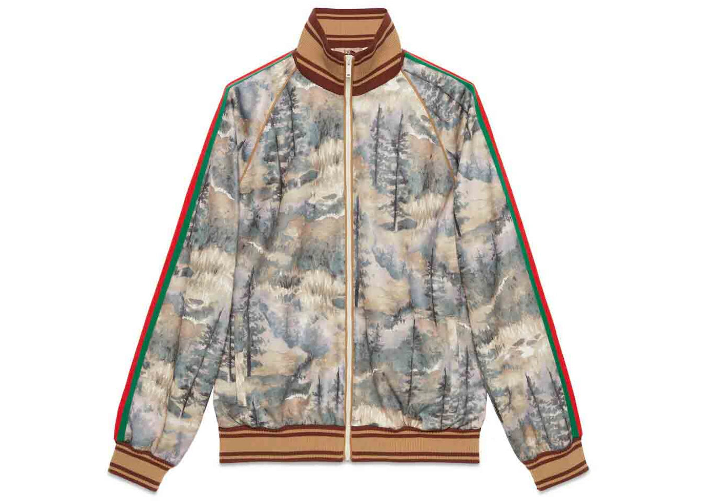 Gucci x The North Face Jacket Forest Print