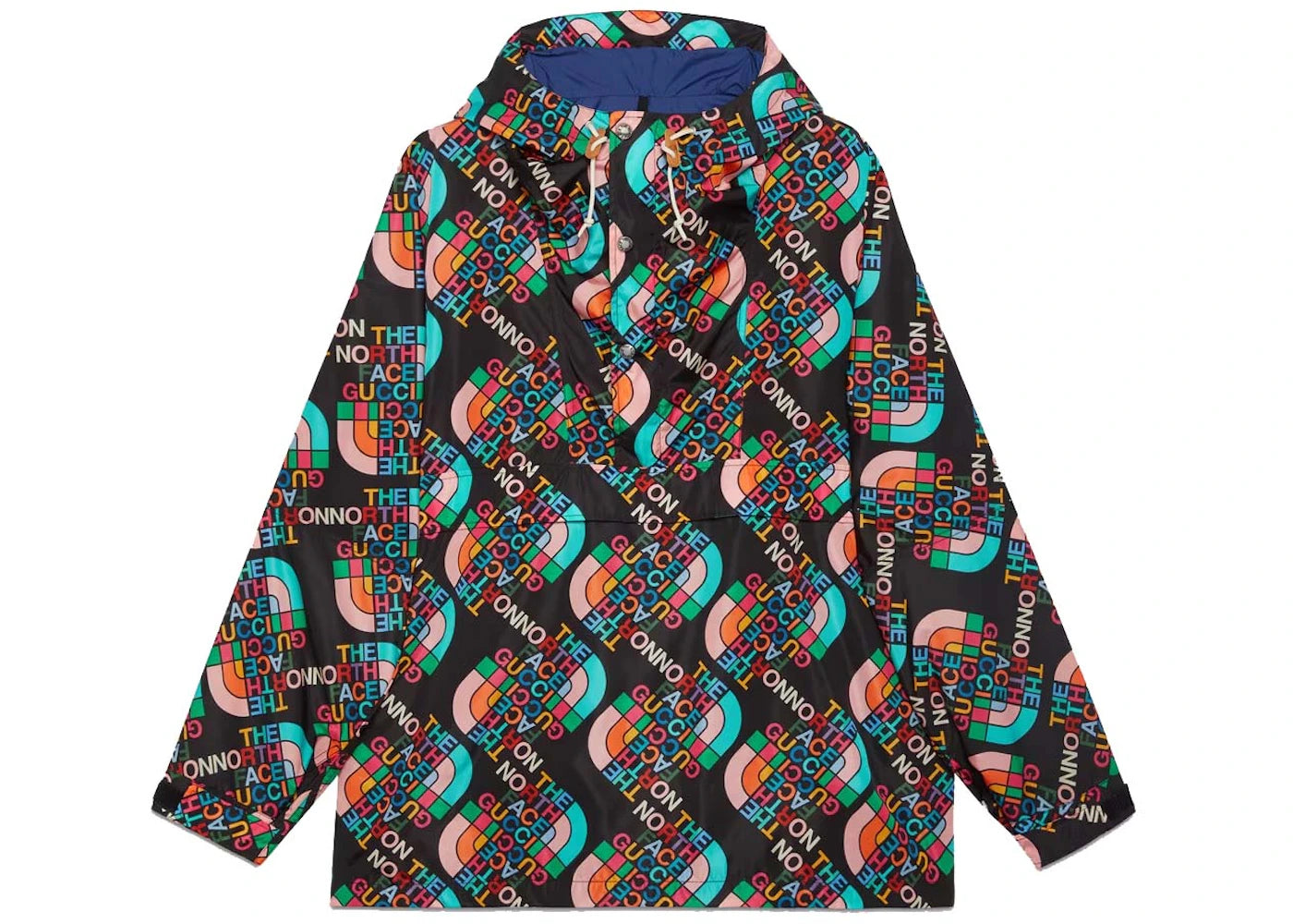 Gucci x The North Face Nylon Jacket Black/Multicolor
