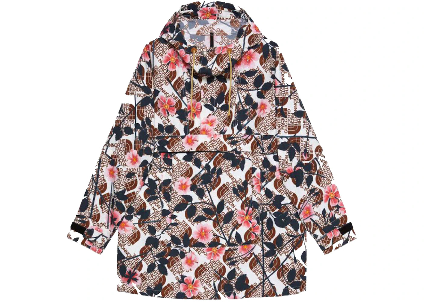 Gucci x The North Face Nylon Windbreaker Brown Multi