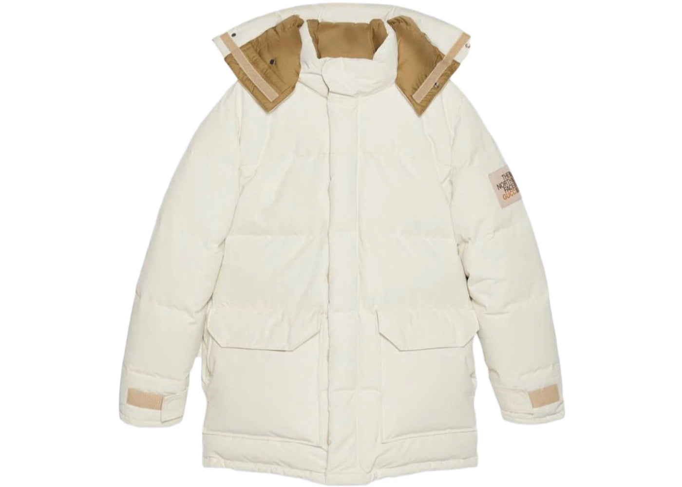 Gucci x The North Face Puffer Jacket Cream