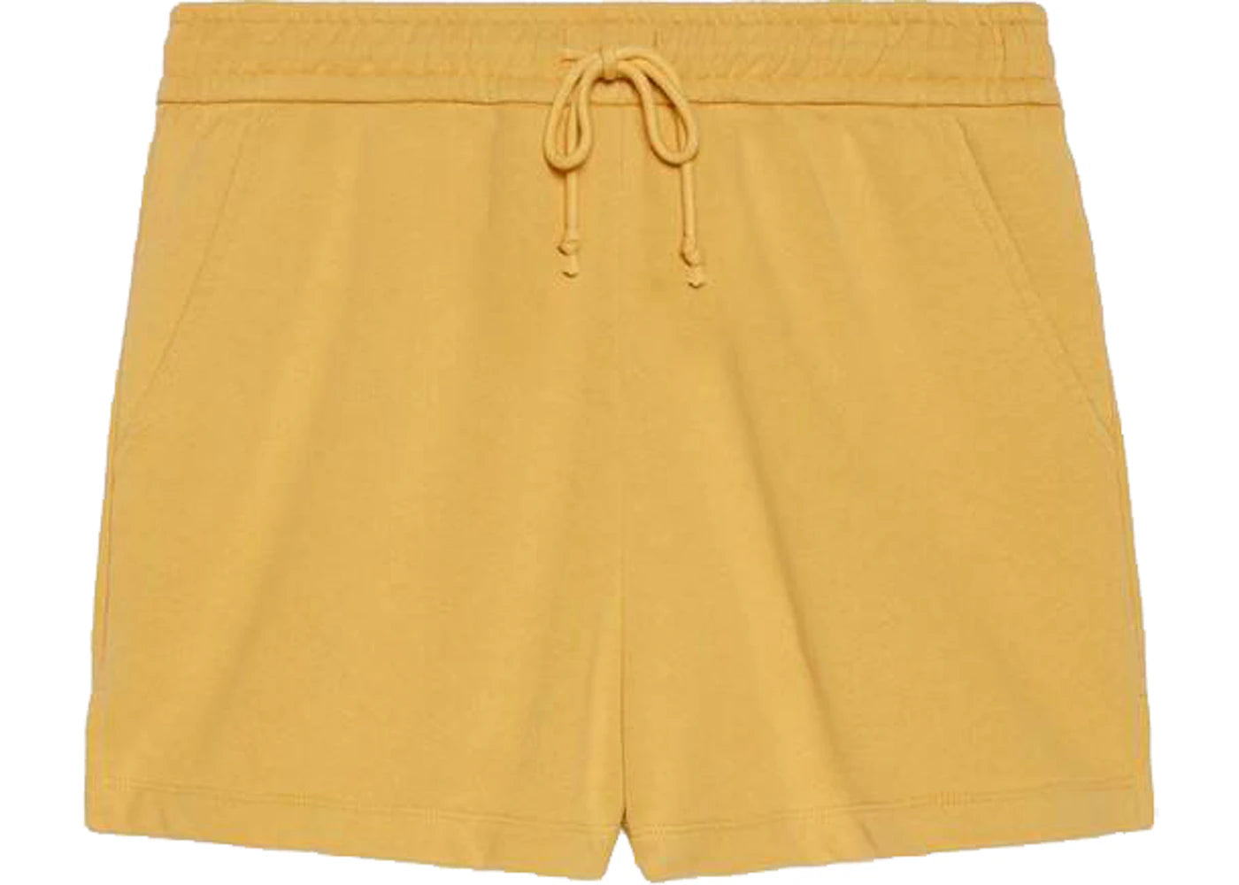 Gucci x The North Face Web Print Cotton Shorts Mustard