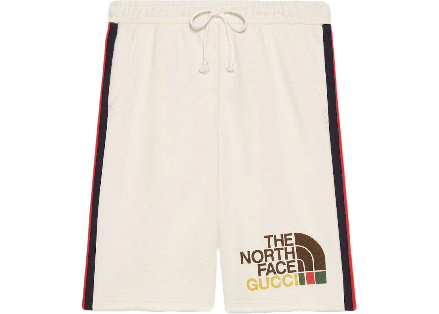 Gucci x The North Face Web Print Shorts Beige