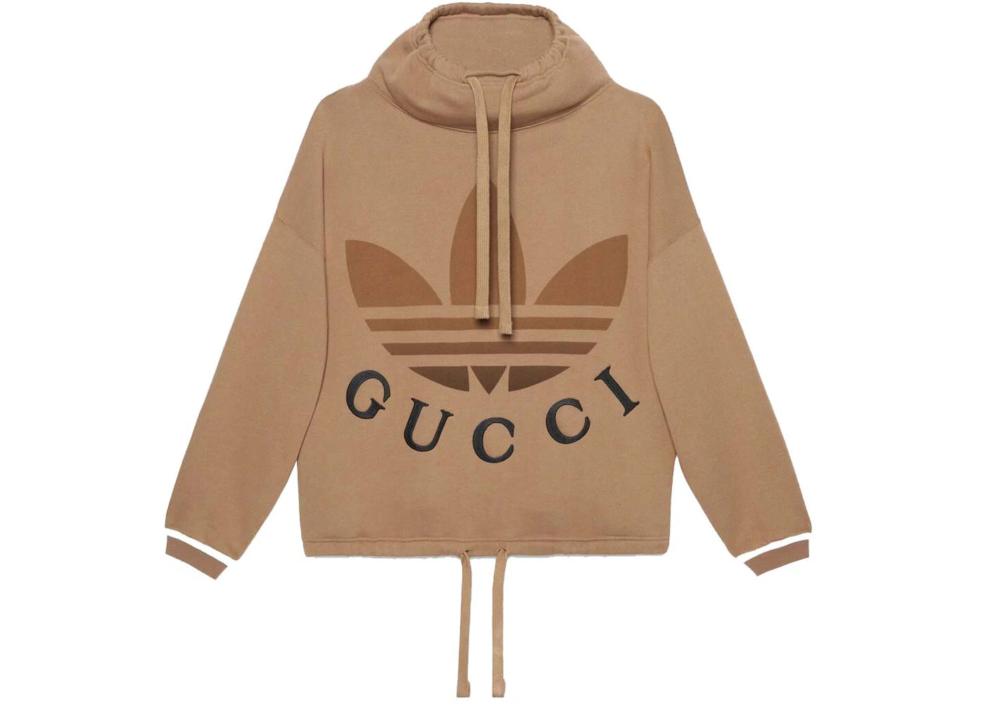 Gucci x adidas Cotton Jersey Sweatshirt Dark Beige